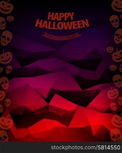 Halloween background horror background vector illustration. Halloween background horror