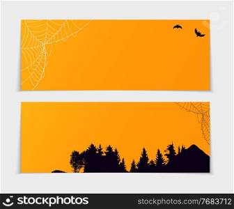 Halloween Background Template with Empty Place for Text. Vector illustration EPS10. Halloween Background Template with Empty Place for Text. Vector illustratio