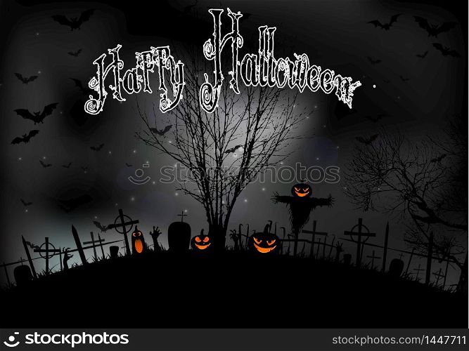 Halloween background. vector