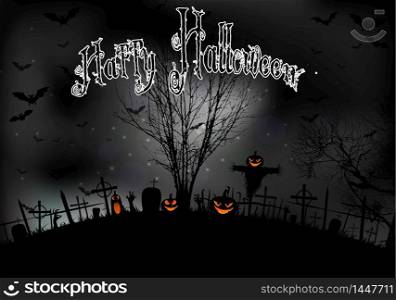 Halloween background. vector