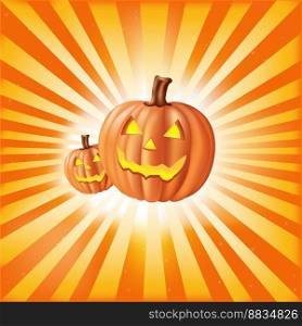 Halloween background vector image