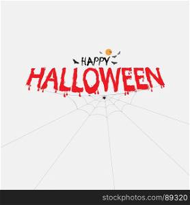 Halloween calligraphy abstract background.Halloween vector lettering.Happy Halloween Text Banner.Vector illustration