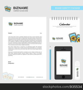 Halloween cards Business Letterhead, Calendar 2019 and Mobile app design vector template