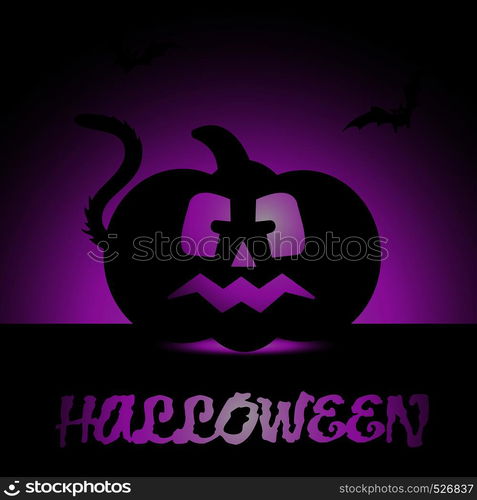 Halloween design with creative design vector