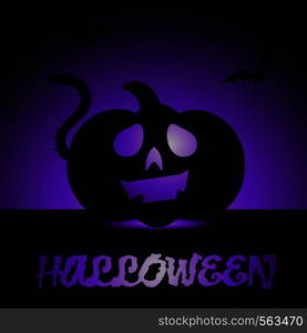 Halloween design with creative design vector