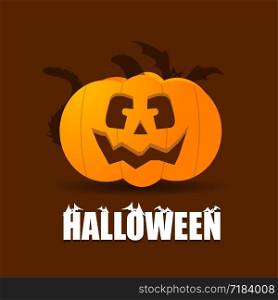 Halloween design with creative design vector