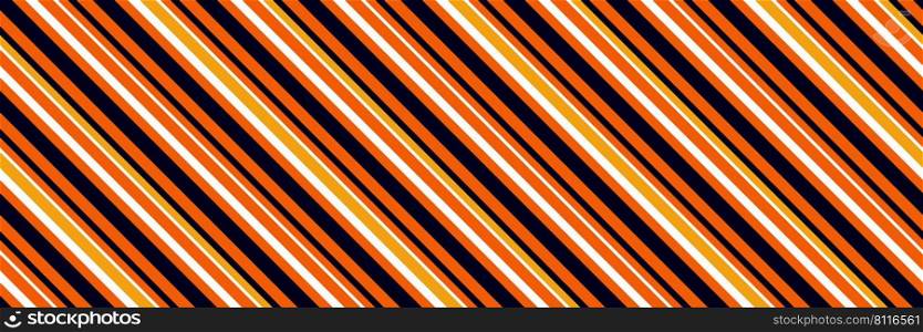 Halloween diagonal stripes textured background seamless pattern