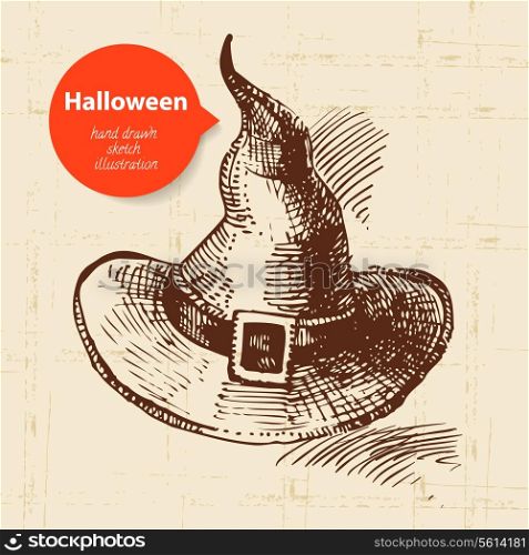 Halloween hand drawn illustration