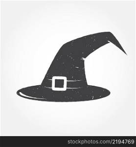 Halloween hat outline icon. For web design, banner, flyer, mobile and application interface, also useful for infographics. Halloween hat isolated on white background.. Halloween hat outline icon.