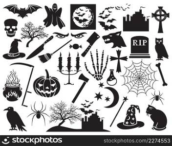 Halloween icon collection
