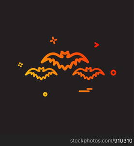 Halloween icon design vector