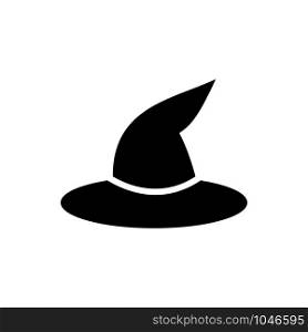 Halloween icon : Witch hat design trendy