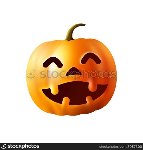 Halloween Pumpkin Vector design illustration isolated on white background