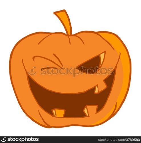 Halloween Pumpkin Winking