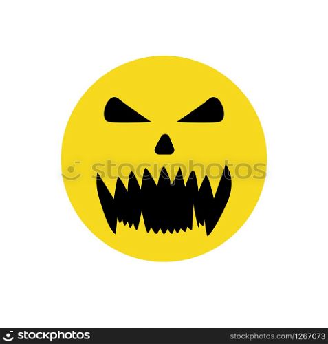 Halloween smile face, great design for any purposes.