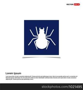 Halloween Spider icon - Blue photo Frame