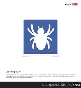 Halloween Spider icon - Blue photo Frame