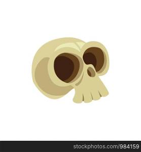 Halloween spooky skull. Vector illustration