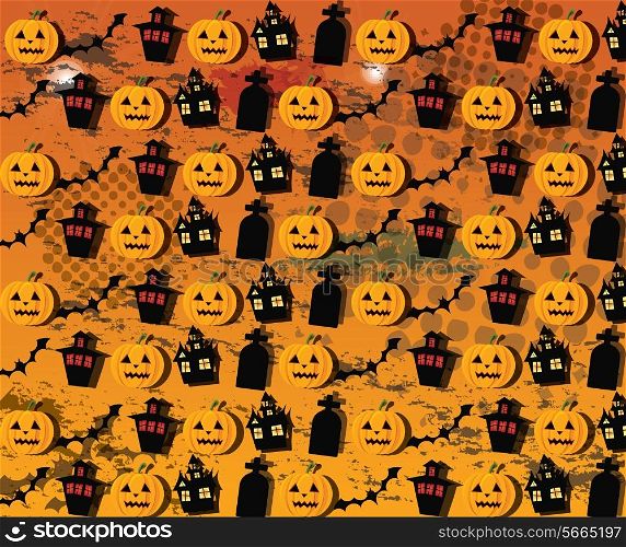 Halloween wallpaper, vector