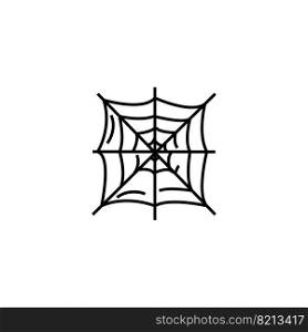 Hallowen icon logo, vector design illustration 