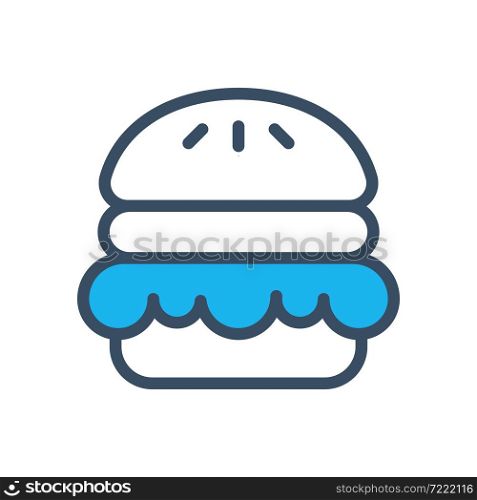 hamburger flat icon