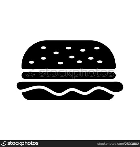 hamburger - food icon vector design template simple and clean