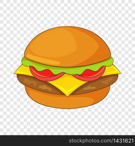 Hamburger icon. Cartoon illustration of hamburger vector icon for web design. Hamburger icon, cartoon style