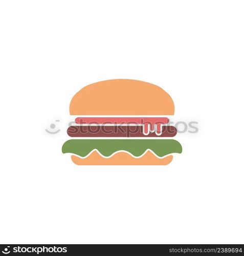 Hamburger icon illustration design template