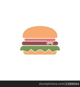 Hamburger icon illustration design template