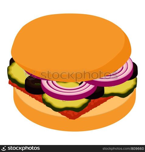 Hamburger icon. Isometric illustration of hamburger icon for web. Hamburger icon, isometric 3d style