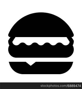 hamburger, icon on isolated background