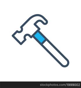 Hammer icon filled color