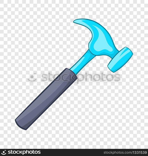 Hammer icon in cartoon style isolated on background for any web design . Hammer icon, cartoon style