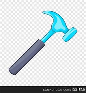 Hammer icon in cartoon style isolated on background for any web design . Hammer icon, cartoon style