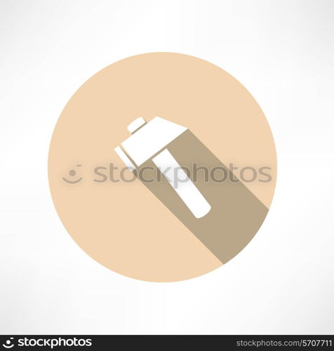 Hammer icons Flat modern style vector illustration