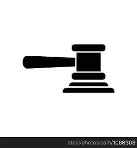 hammer of justice icon vector design template