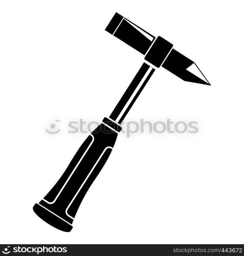 Hammer slag of welder icon in simple style isolated vector illustration. Hammer slag of welder icon simple