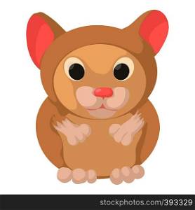 Hamster icon. Cartoon illustration of hamster vector icon for web. Hamster icon, cartoon style