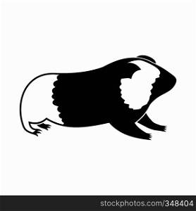 Hamster icon in simple style isolated on white background. Hamster icon, simple style