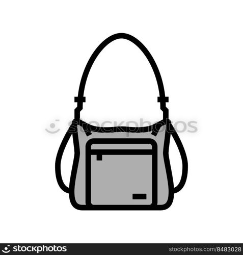 hand bag woman color icon vector. hand bag woman sign. isolated symbol illustration. hand bag woman color icon vector illustration