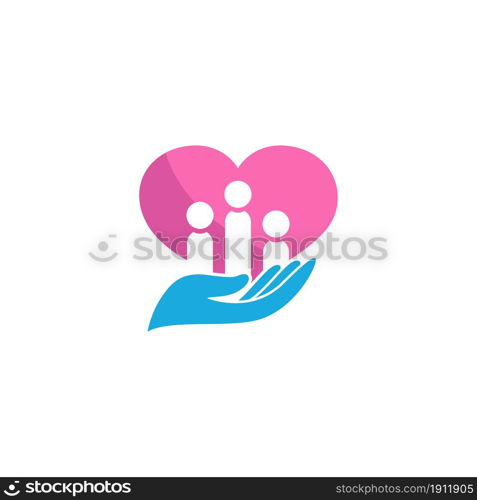 Hand Care icon Template vector illustration design