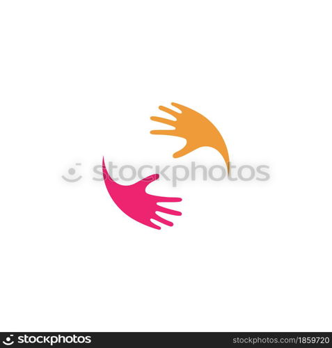 Hand Care Logo icon Business vector symbol template