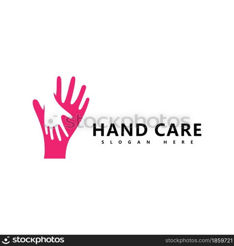 Hand Care Logo icon Business vector symbol template