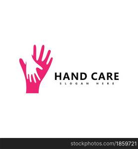 Hand Care Logo icon Business vector symbol template
