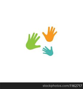 Hand Care Logo Template vector