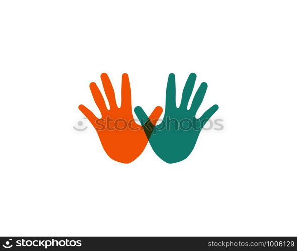 Hand Care Logo Template vector icon Business