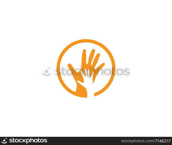 Hand Care Logo Template vector icon Business