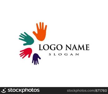 Hand Care Logo Template vector icon Business