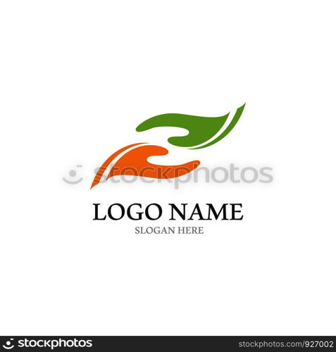 Hand Care Logo Template vector icon Business