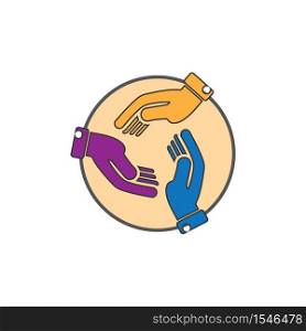Hand Care Logo Template vector icon Business , Modern style